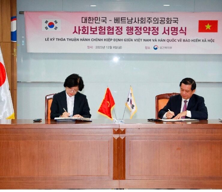 Việt Nam – Hàn Quốc ký kết Thỏa thuận hành chính thực hiện Hiệp định về bảo hiểm xã hội