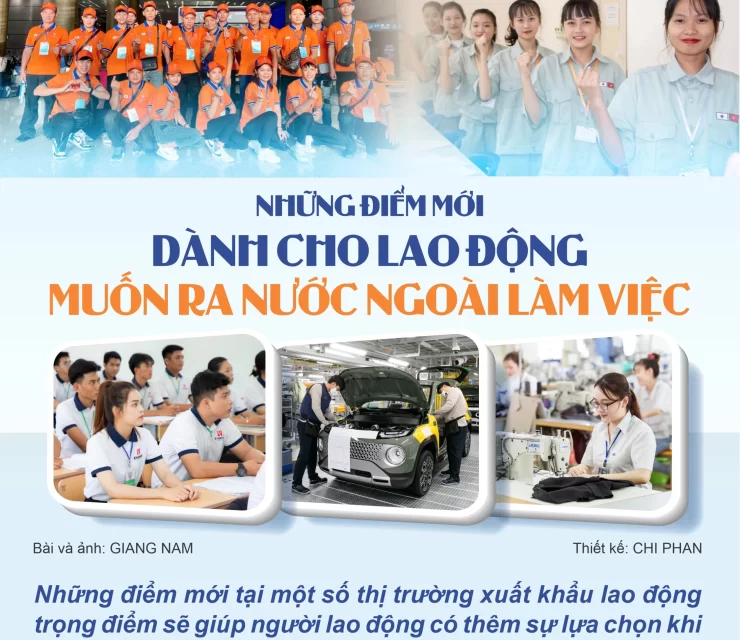 Những điểm mới dành cho lao động muốn ra nước ngoài làm việc